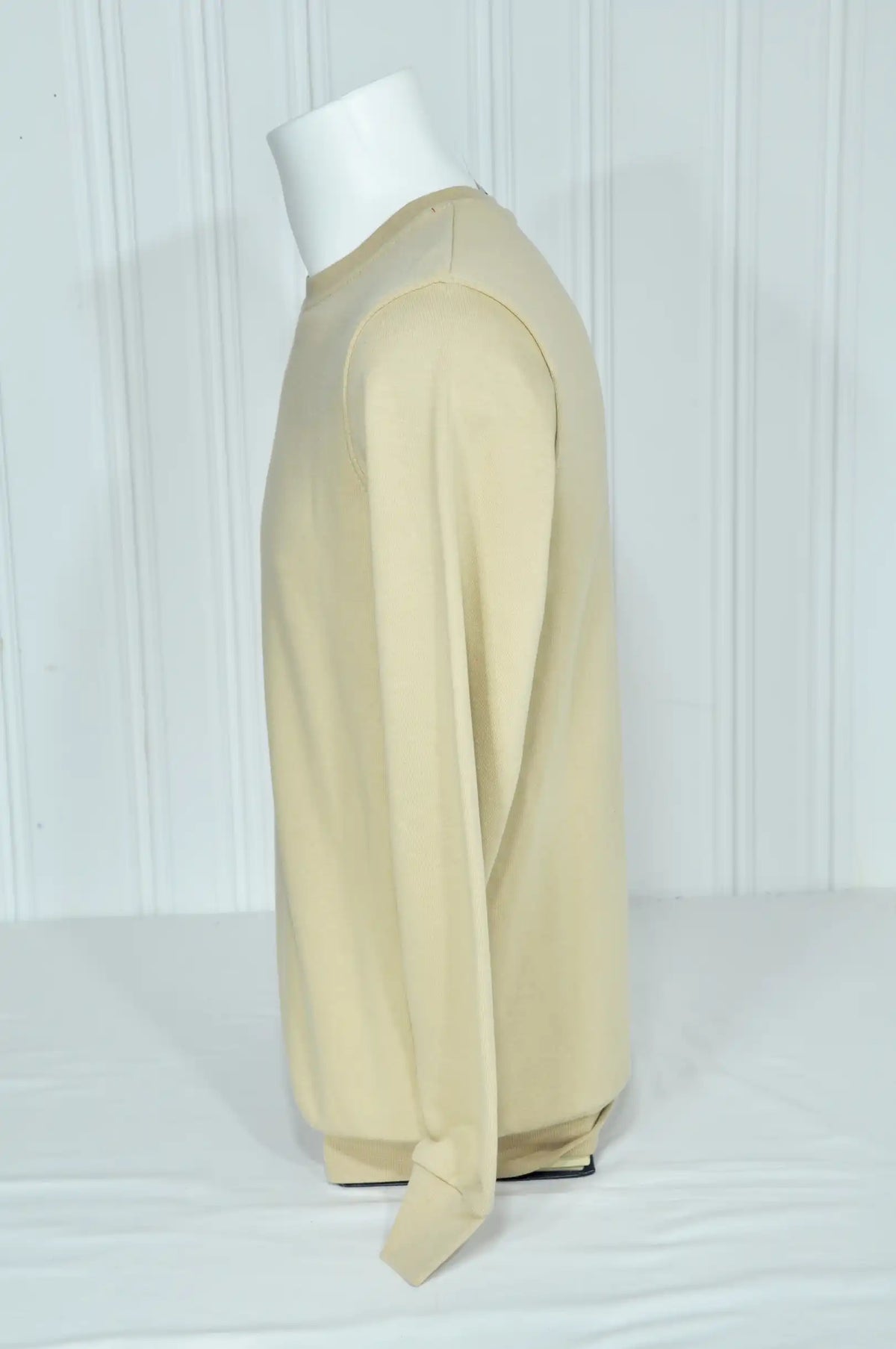 Sweat HUGO BOSS beige à col rond – Taille S