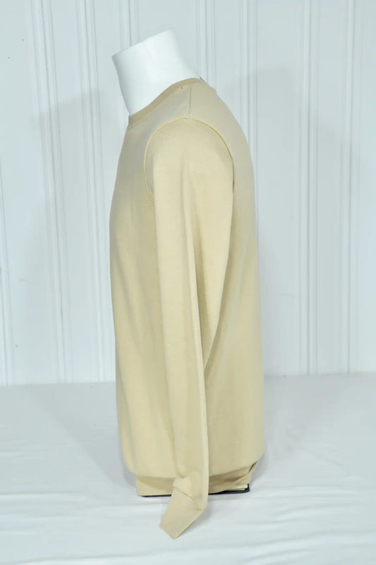 Sweat HUGO BOSS beige à col rond – Taille S