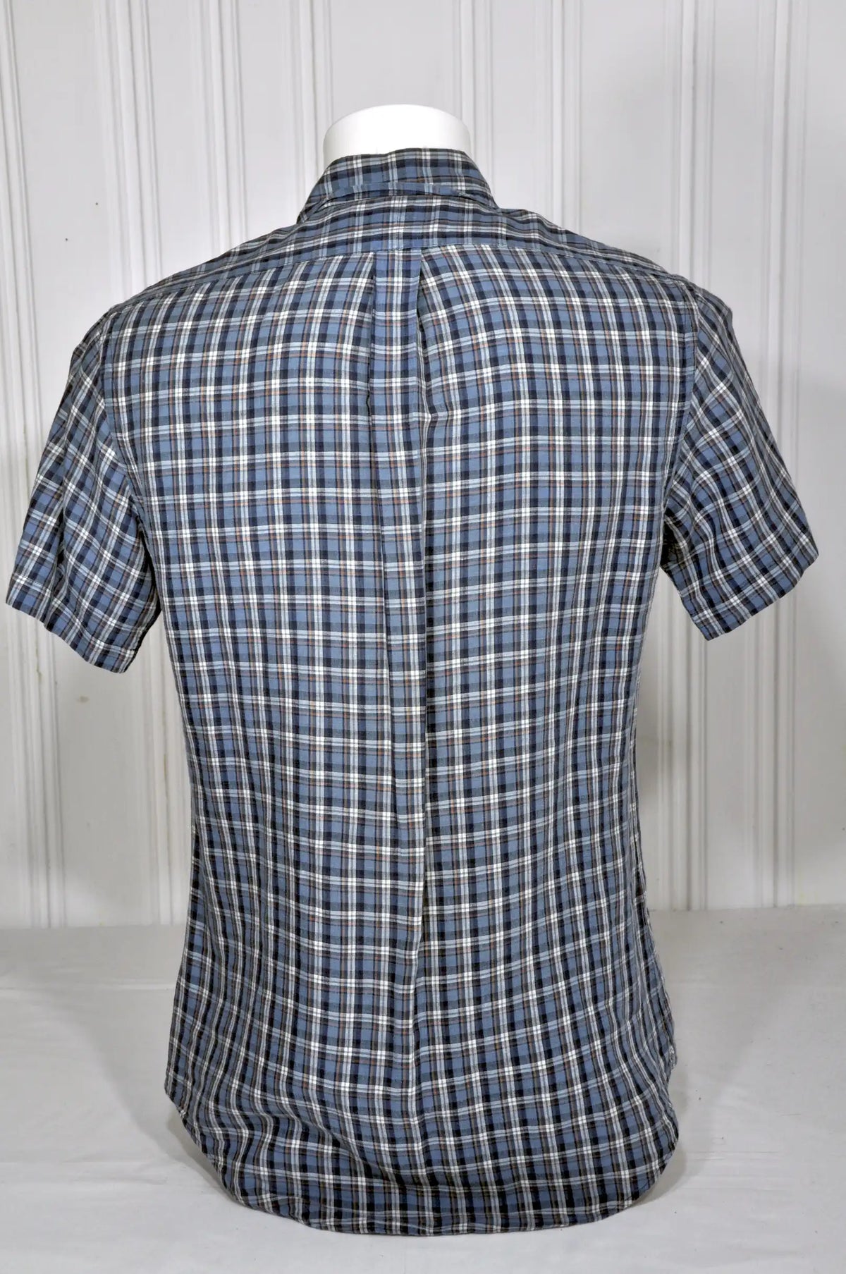 Chemise Ralph Lauren Vintage à Carreaux Bleus – Taille S