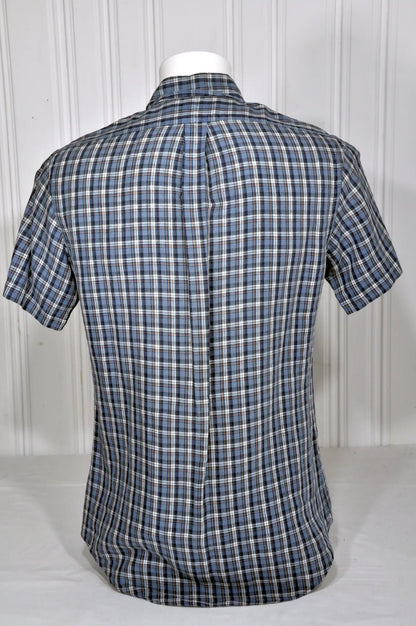 Chemise Ralph Lauren Vintage à Carreaux Bleus – Taille S