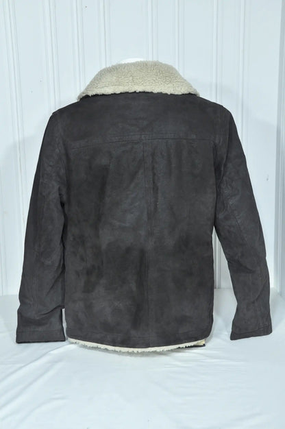 Blouson vintage ELDYS en cuir marron – Taille XL