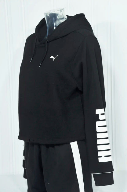 Sweat XL crop-top PUMA noir vintage