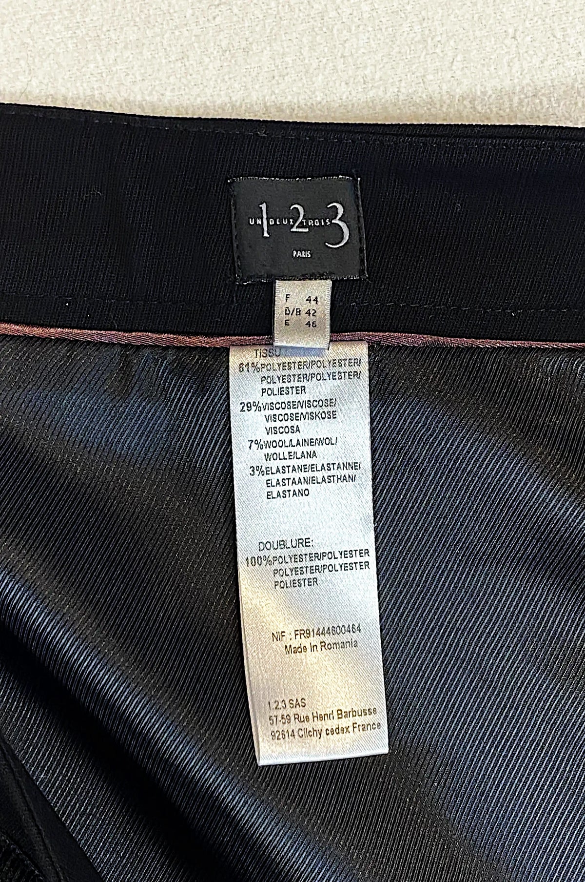 Jupe 1.2.3 Paris noire – Taille 42
