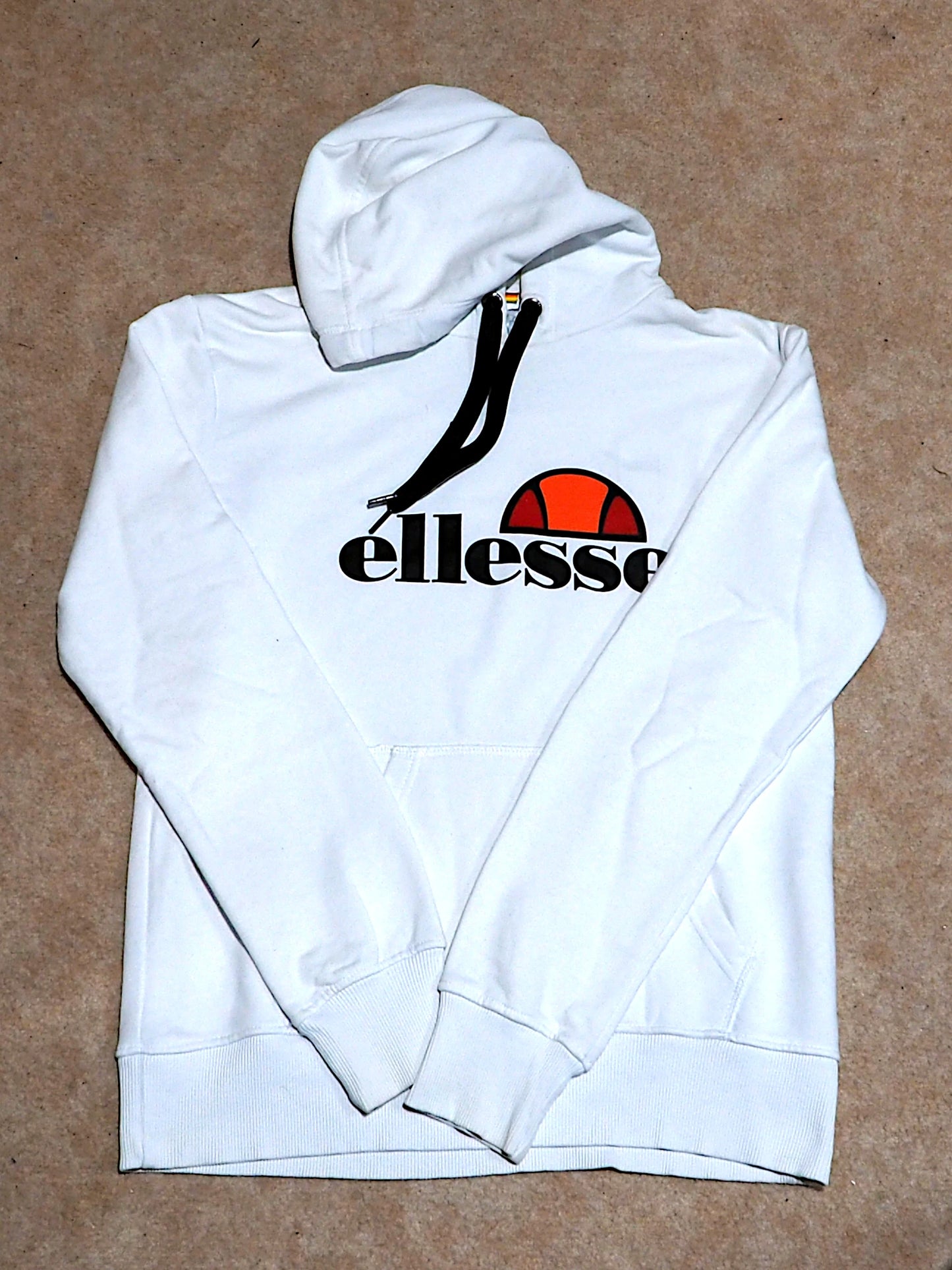 sweat a capuche ellesse M blanc